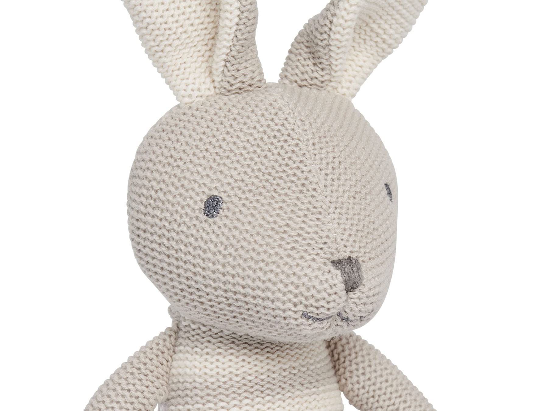 Jollein 037-001-65366 Stofftier Kuscheltier Hase Kaninchen Junge Joey grau 50 cm