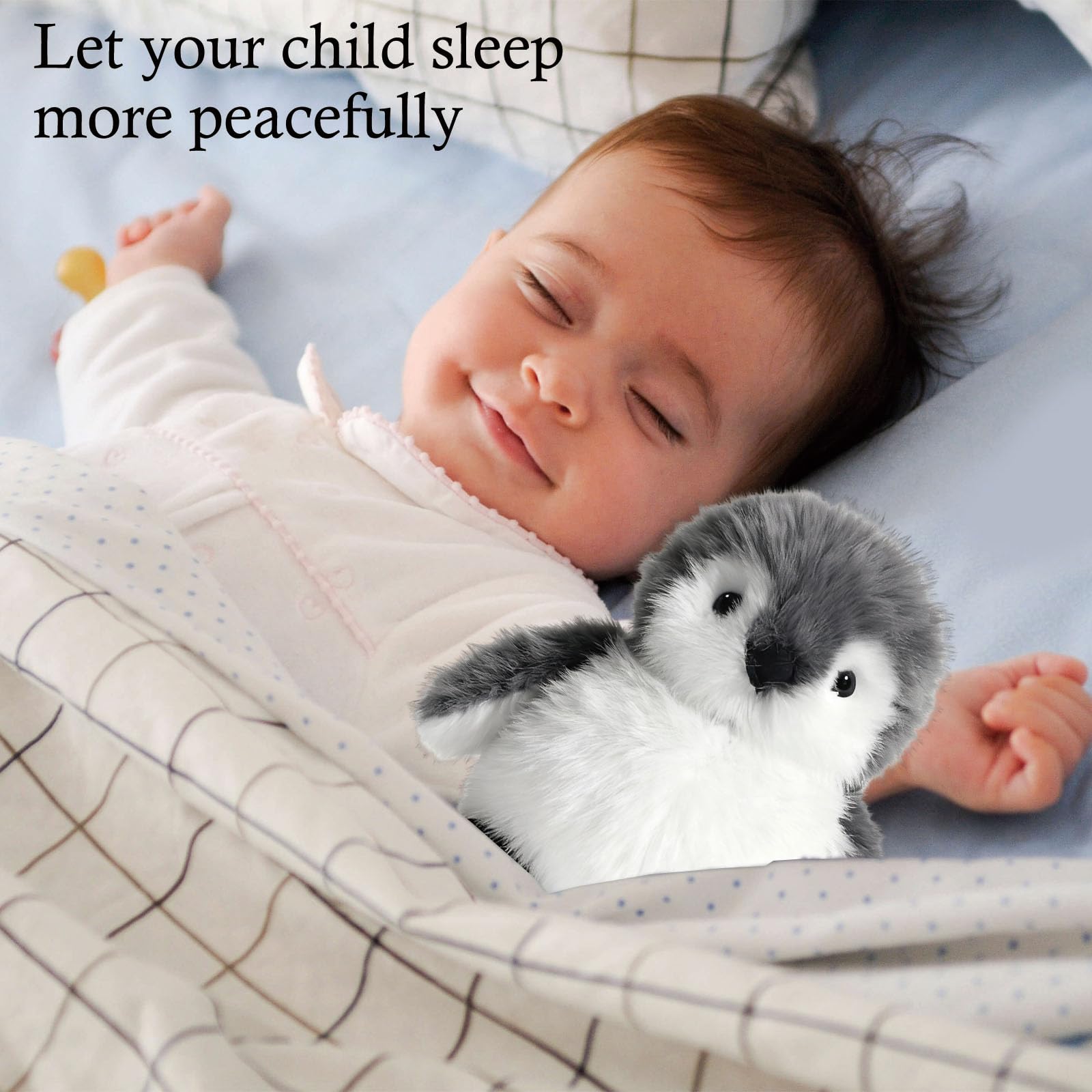 JcvPot Pinguin Kuscheltier, Weiches Stofftier Für Kinder Und Babys, Kuscheltier Pinguin Plüschtier 20 cm, Plüschtier